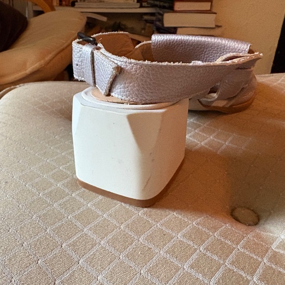 Perlato Square Heel Sandals 37 - Picture 4 of 10